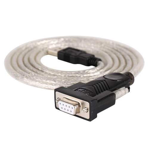 Z-T业K USB转rs2转2串口线母头DB9针工E级九孔3换COM母口232转usb