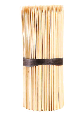 竹签15cm*2mm细竹签子一次性炸鸡小鸡排酱香饼章鱼柳丸子烤肠