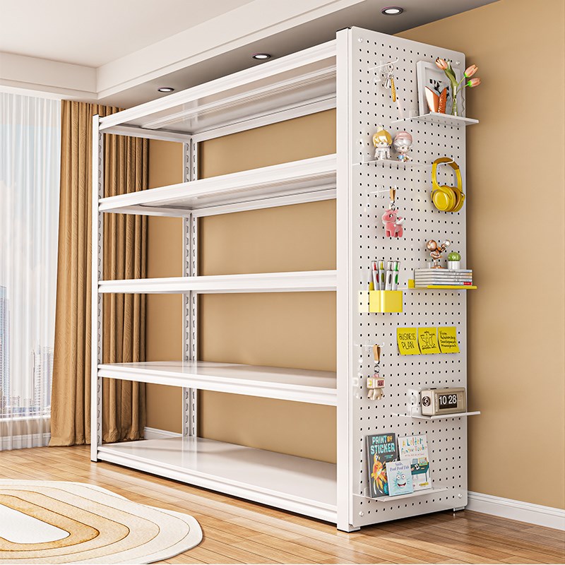 家用钢制置物架货架多层落地储物架阳台I杂物快递收纳超市展示架