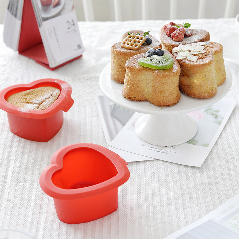 LEKUE乐葵小蛋糕模具家用烘焙面包烘焙工具2寸创意模具蒸糕模具
