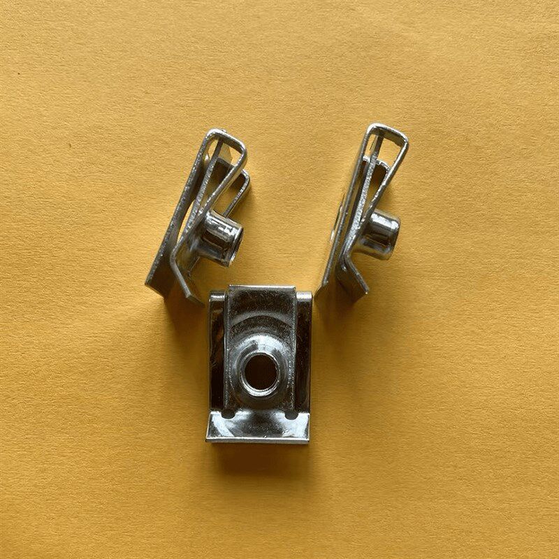 簧片螺母 夹片螺母 卡簧t螺母 插片螺母 卡扣螺母M5M6M8