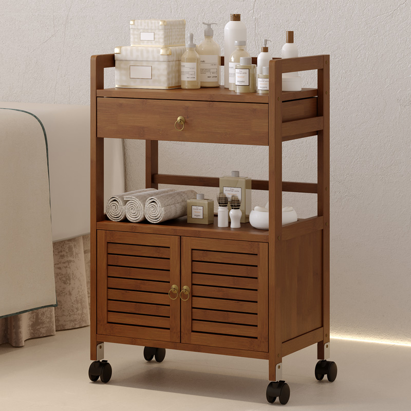 美容小推车置物架美容院专v用移动工具车非实木美甲店收纳储物柜
