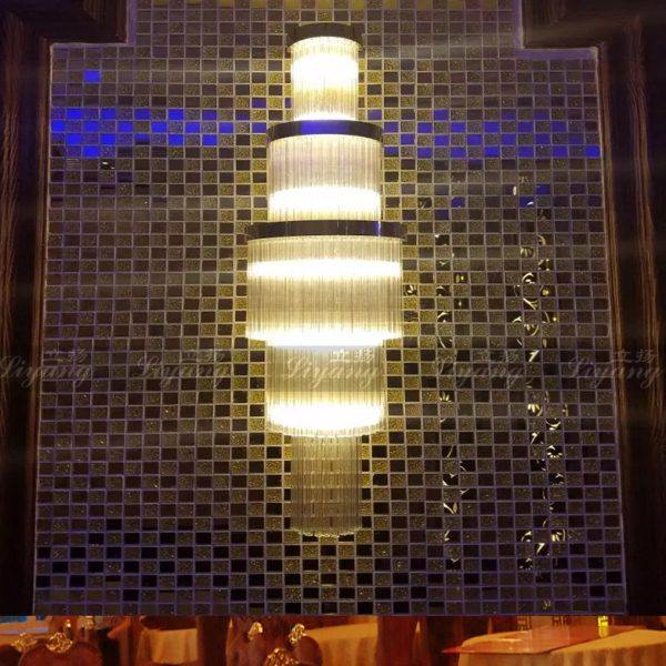 定制后现代水晶壁灯别墅客厅酒店大堂壁灯创意会所饭店过道走廊灯
