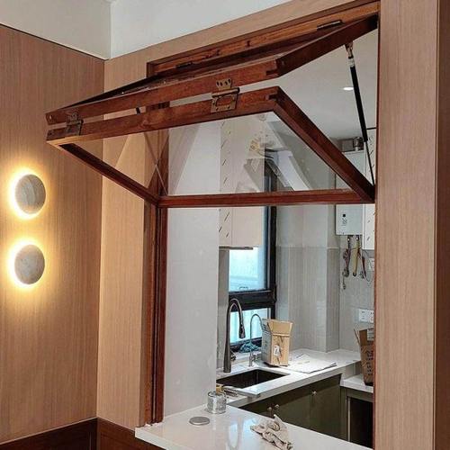 实木折叠窗户定制左右上下推拉玻璃木窗上下提拉窗上下折叠窗厂家