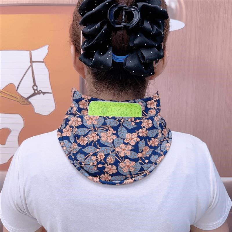 德绒带兜护颈椎护脖子小围脖女空护膝/护腰/护肩/护