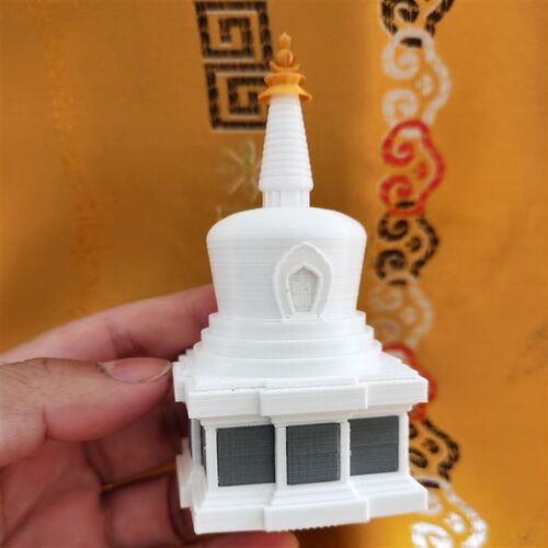 钰书房枯缸造景盆景假山白塔件水石装饰配吸微景观古建鱼山水摆件