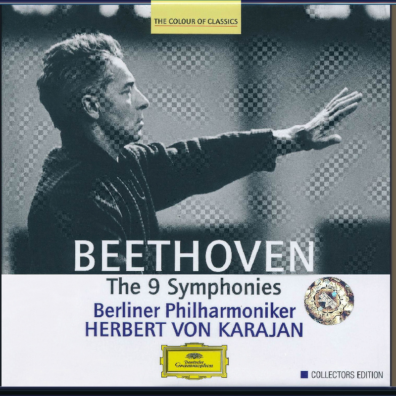 进口 卡拉扬指挥 柏林爱乐乐团 贝多芬交响曲全集 古典音乐5CD