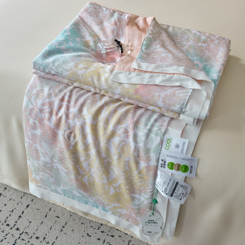 莱赛尔纤维兰精天丝夏凉被抑菌银线G蚕丝夏被单人空调薄被可机洗