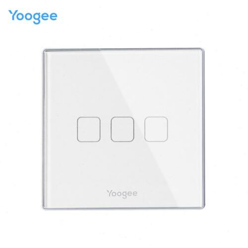yoogee优阁智能触摸遥控开关配件 钢化玻璃面板 免费刻图刻字