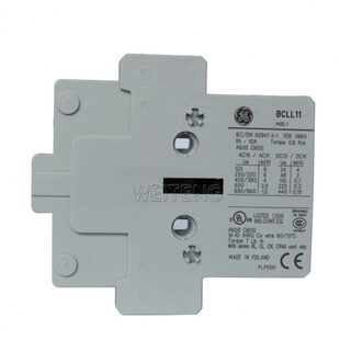 9年老店 BCLL11 辅助触点BRLL11触头常开NO常闭NC侧装 GE通用电气