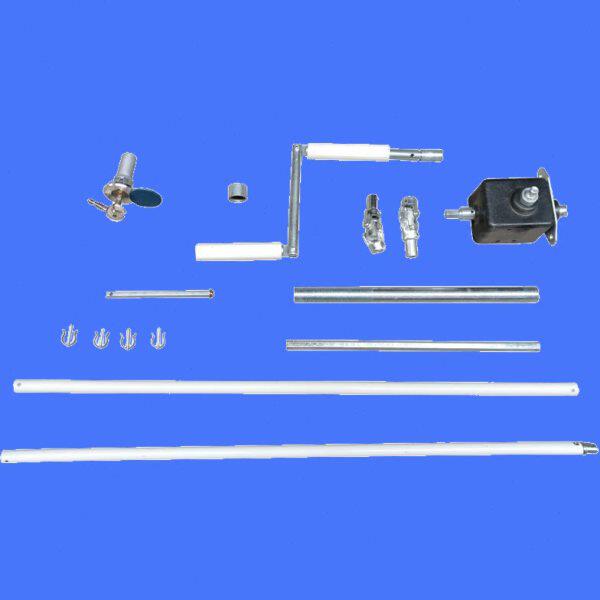 管状电机双向手摇杆 电动车库门智能手摇装置 穿墙手摇杆