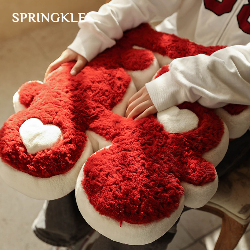 springkle双喜结婚抱枕一对婚房订婚沙发囍字靠枕新婚送新人礼物