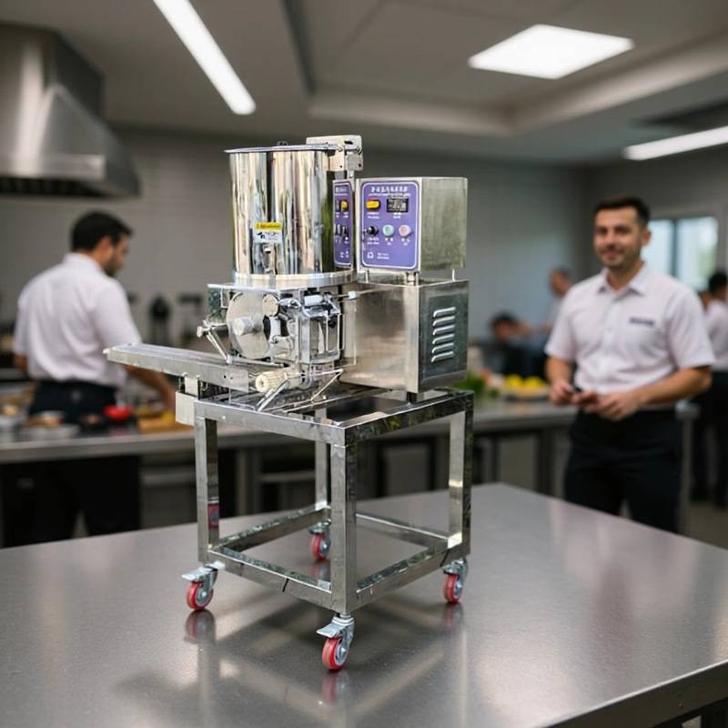 肉饼成型机商用压饼机形状齐全肉片出口绞肉机一键启动省时省力