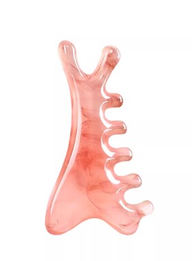 【下单立减50】树脂四合一刮痧板按摩梳面部按摩神器_YB