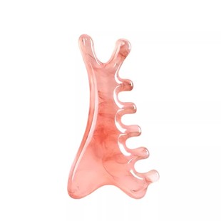 【下单立减50】树脂四合一刮痧板按摩梳面部按摩神器_YB