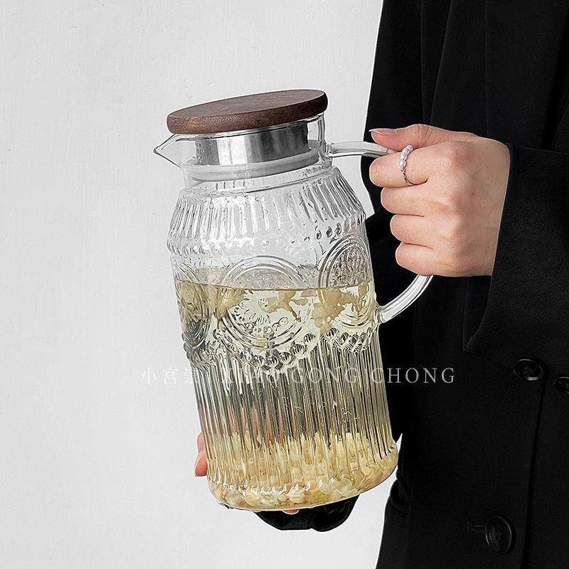 太阳花玻璃冷水壶家用客