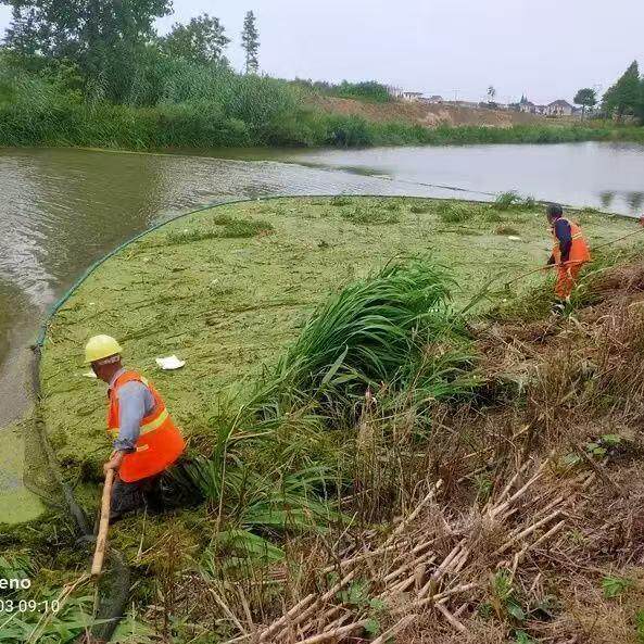清理河道水面垃圾树叶漂浮物拦污网水草虾田打捞青苔浮萍拉网神器