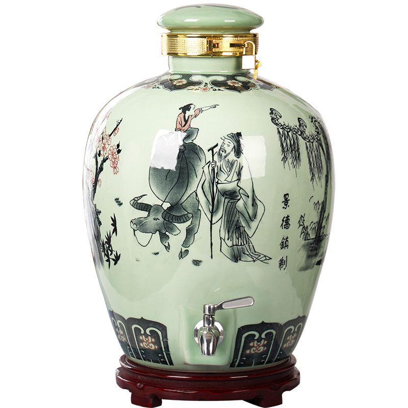 景德镇陶瓷泡酒坛子酿酒