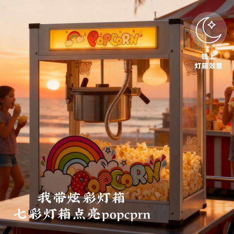 爆米花桔米商用摆摊全自