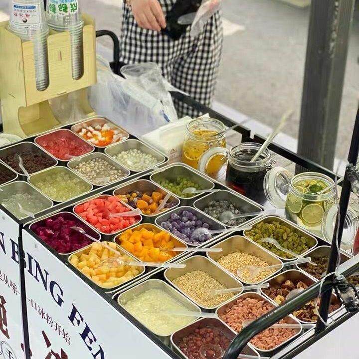 食品级不锈钢调味盒8格6
