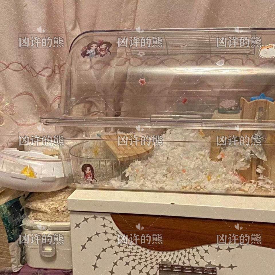 透明仓鼠笼金丝熊睡鼠酱