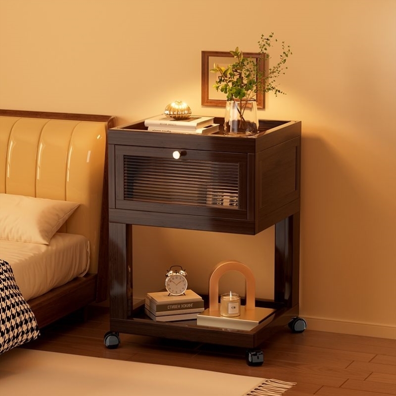 床头柜简约可移动床边收纳柜边几创意小柜子家用卧室床头置物架子