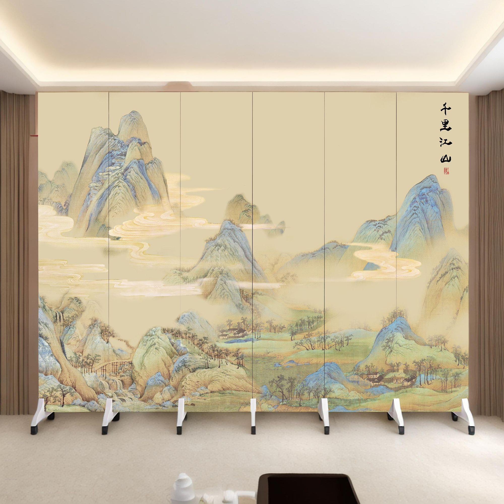 尊享中式屏风隔断木制高