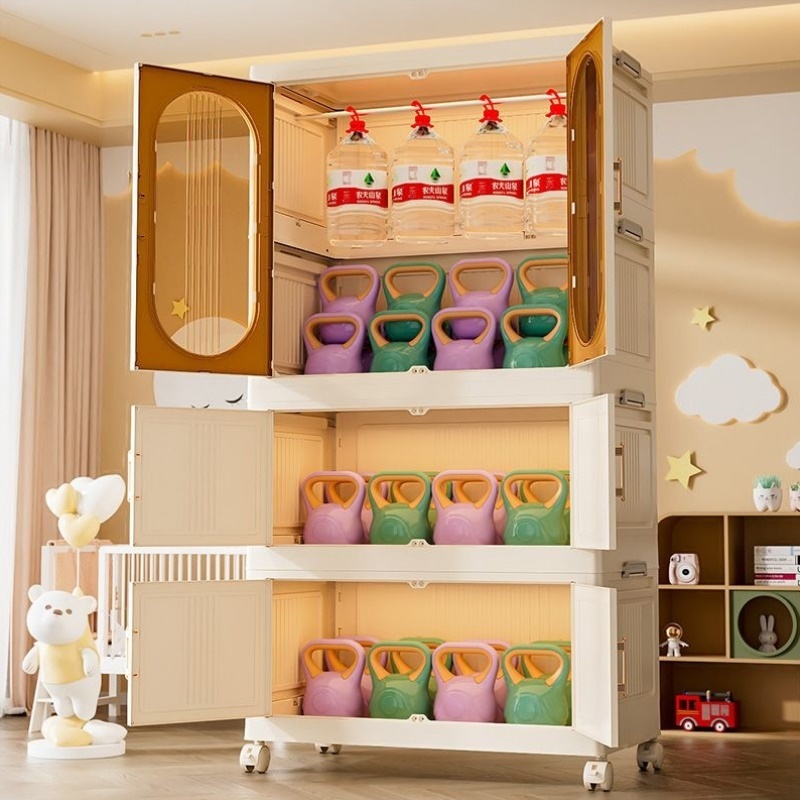 儿童衣柜免安装婴儿衣服整理箱宝宝简易衣物储物柜家用卧室置物柜