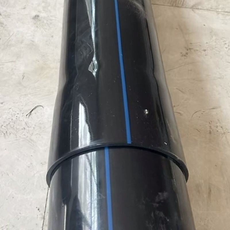 新型PVC排水管110管160管200管PE排水管砸不烂防晒灌溉管预埋排水