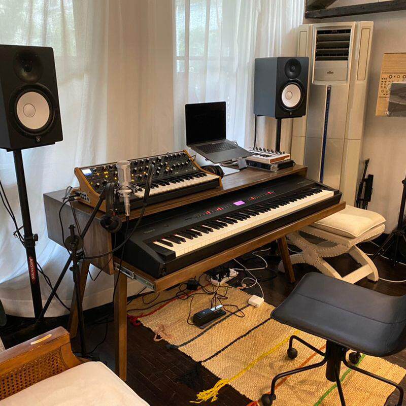 实木琴桌电子钢编曲桌工