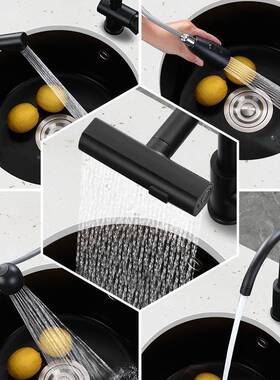 黑色石英石圆形西单小号槽菜盆阳台水吧台洗水槽厨岛64006台台下