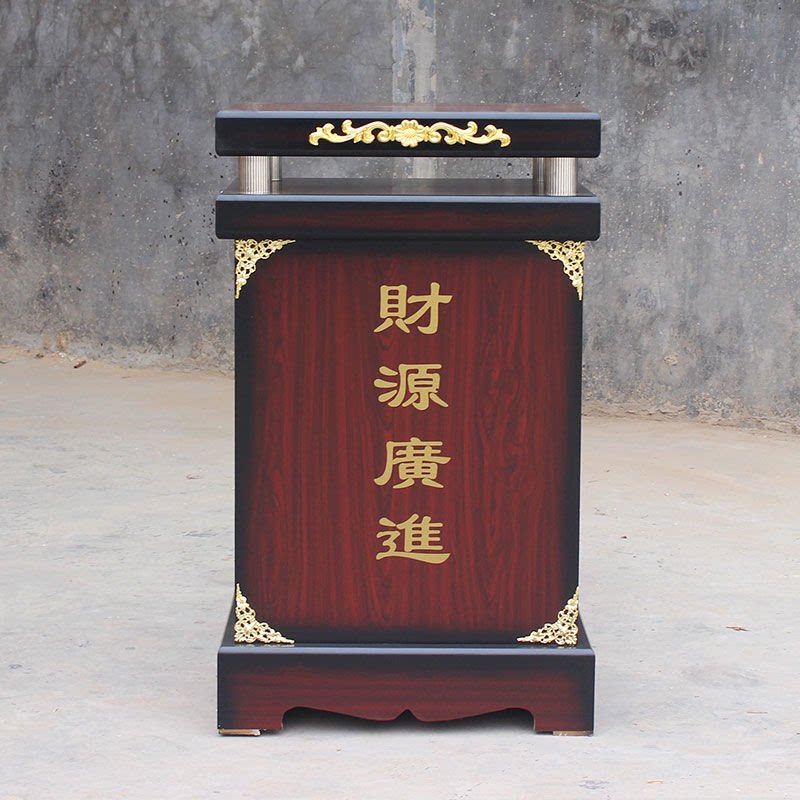 工艺品摆件落地底座佛像供台台案武财神专用木座铜像供奉神像供桌图片