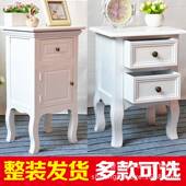 实木纳柜边柜一 功能厂储物柜客厅收床欧式 家直销欧式 实木头柜多