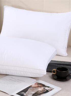 厂棉家全星级店羽丝绒枕床芯简约zx-2柔软白色酒枕头上用品