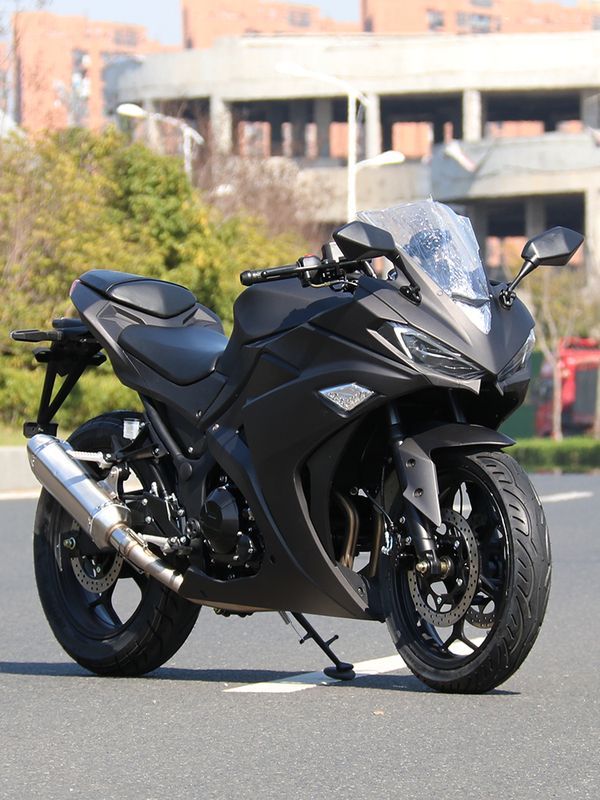全新V6摩托车跑车双缸水冷忍者400cc国四电喷火牙R3重机车可上牌
