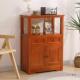 餐边柜实木水柜墙置物架餐柜厨茶房一客厅靠小储体物收985纳柜新