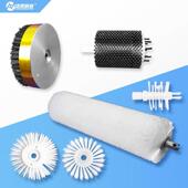 工业毛刷滚筒辊刷厂家小型尼龙刷丝尘空心除毛刷轮圆形圆定制筒刷