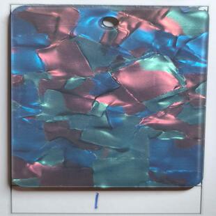 家现货彩色珠光亚克力板有雕刻玻机璃抛光打厂89孔多颜色可选