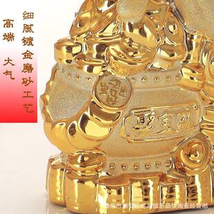 金马摆件陶瓷存钱罐家NEP居装饰店品铺开业肖马品工礼艺生礼包邮