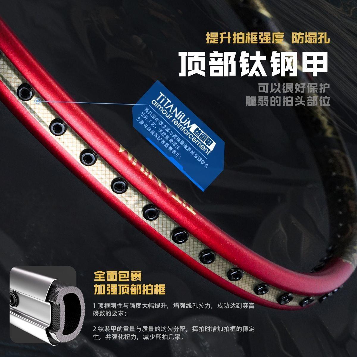 仕麒尊龙700羽毛球拍65t