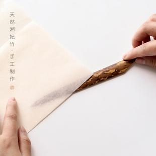 心问堂裁手纸刀宣纸专用传宝统梅妃竹手工竹刀裁纸不伤文房52四书