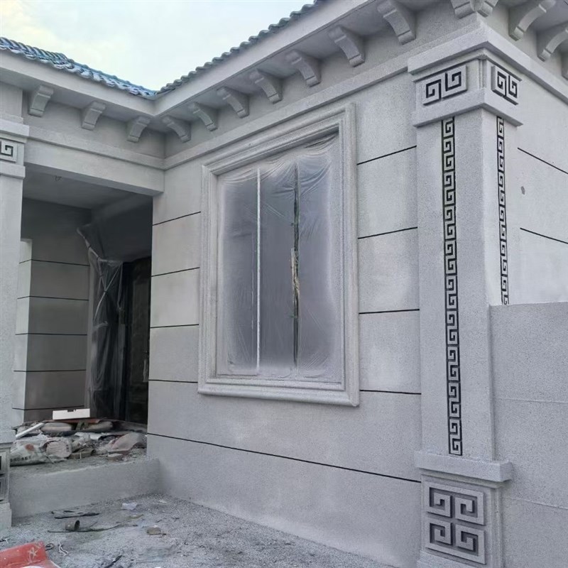 eps外墙泡沫线条窗套檐腰线浮A雕花装饰牛腿梁拖柱子门厅柱罗马柱