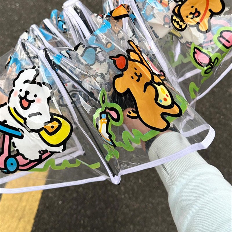 线伞,小狗自动伞,雨天一键折C叠伞,防雨,放大,加厚,加固