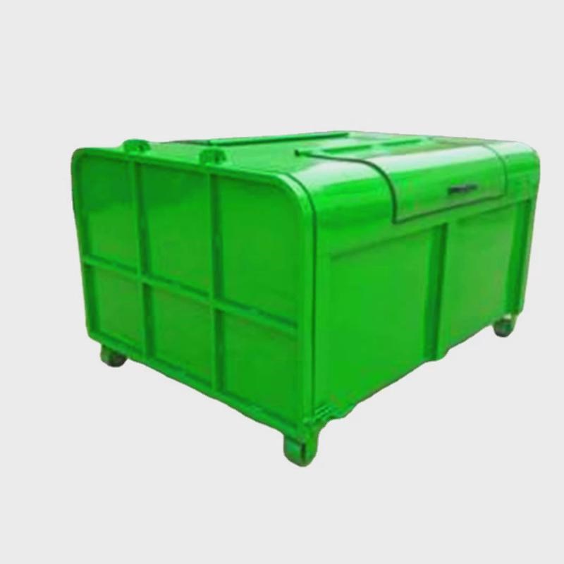 金属垃圾箱车载收集箱臂式环w卫垃圾箱钩臂车垃圾箱小区户外垃圾