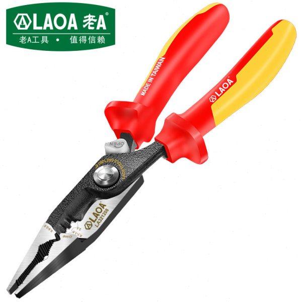老A 5合1绝缘端子压接尖嘴钳LA321208压1000V电缆剥线钳线缆剪,五金/工具,尖嘴钳,淘宝优惠券,粉丝福利购,淘宝优惠卷