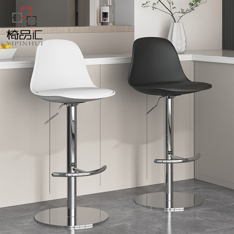 吧台椅家用高脚凳酒吧前台凳子高吧凳现K代简约升降吧椅收银台椅