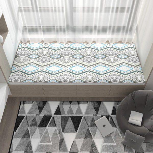 客厅夏季地垫印花阳台飘窗垫休闲椅坐垫户外躺床垫榻榻米地毯坐垫,居家布艺,飘窗垫,淘宝优惠券,粉丝福利购,淘宝优惠卷