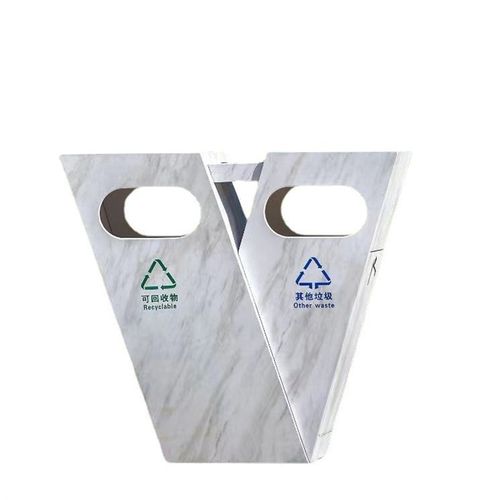 户外垃圾桶不锈钢环卫垃圾桶 三四分类大号小区垃圾箱 环保果皮箱