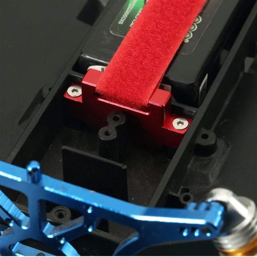 TRAXXAS Slash 1/10 2WD后驱短卡高底盘 铝合金电池固定座