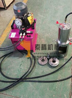 GYJ500A预应力钢绞线冷挤压机 挤压锚挤压头模具桥梁钢绞线15.24